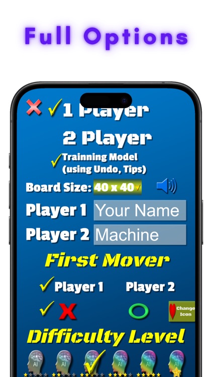 Tic Tac Toe AI - 5 in a row screenshot-6