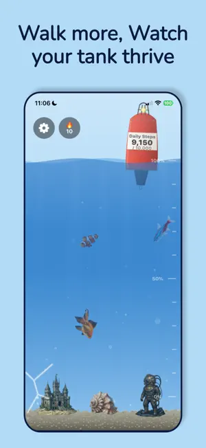 Fish Steps screenshot 1