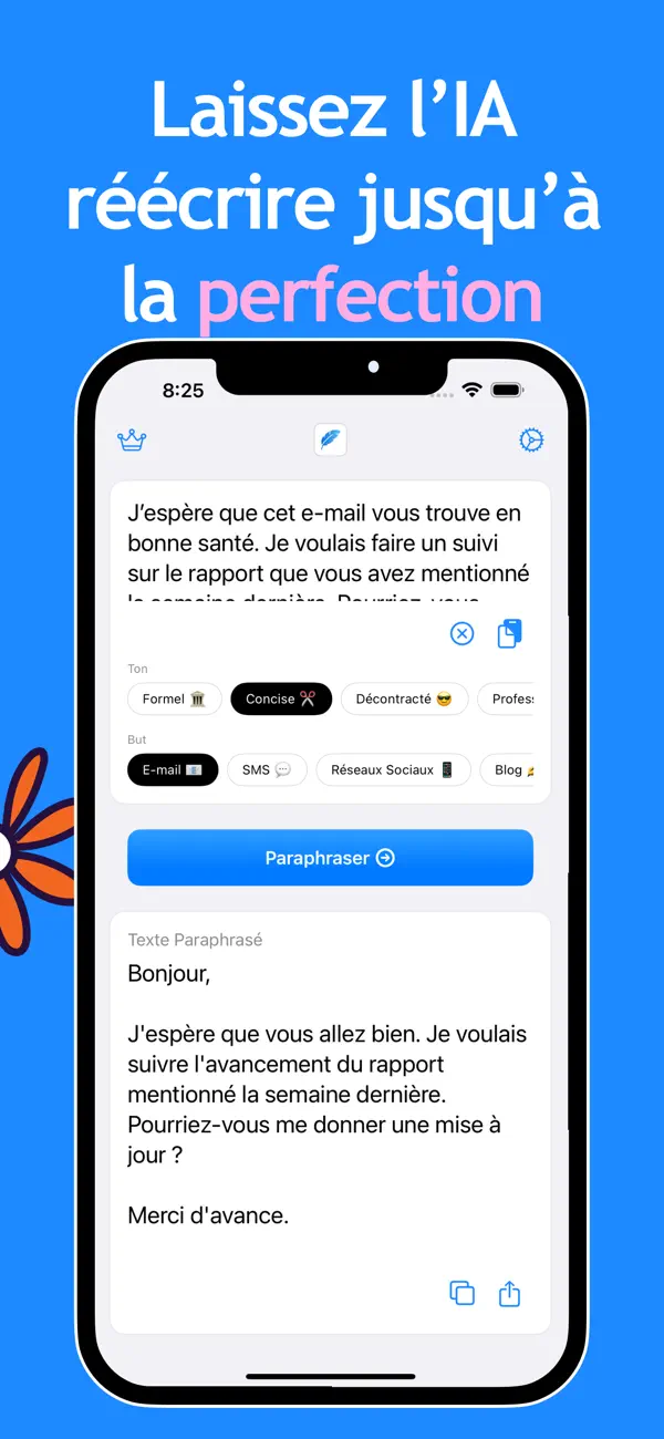 Screenshot #2 pour Outil de Paraphrase - Para