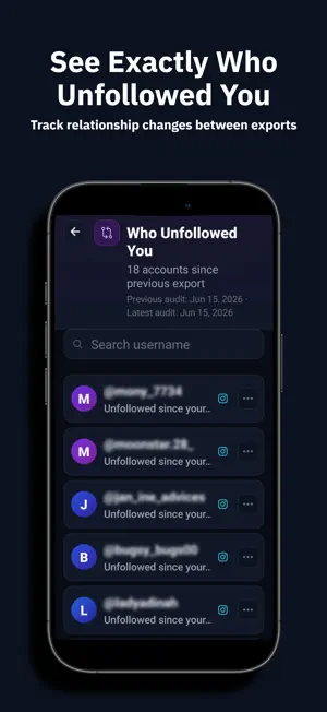 Follinfo: Unfollowers screenshot 3