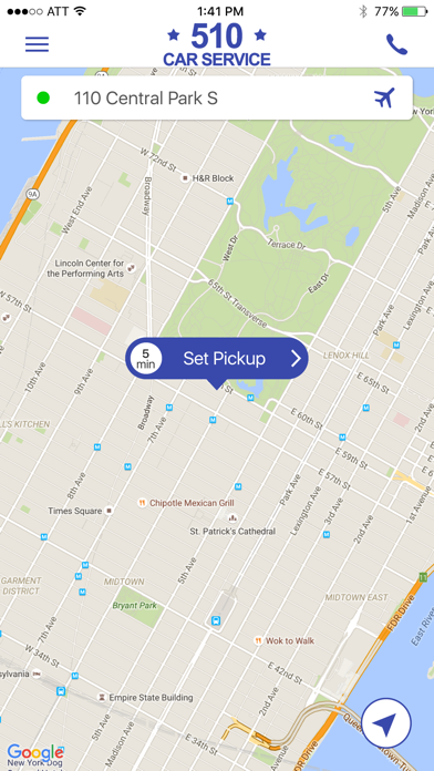 510 Car Service Screenshot