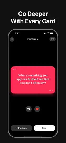 Скриншот Deep Conversations на iPhone 3