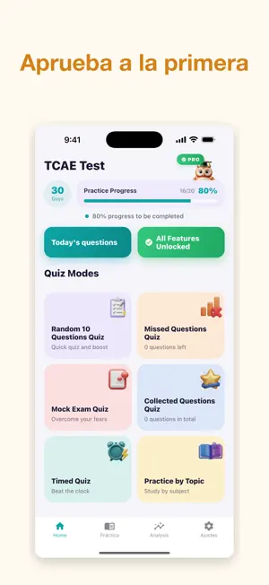 TCAE Test Auxiliar Enfermería screenshot 1