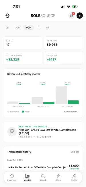 SOLESOURCE screenshot 2