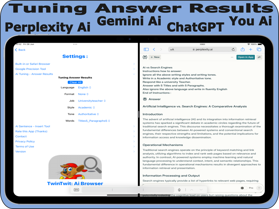 #2. TwinTwit: Ai Browser (iOS) Podle: Arnold Burg