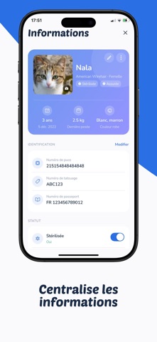 Galia - Pet Health Record iPhone screenshot