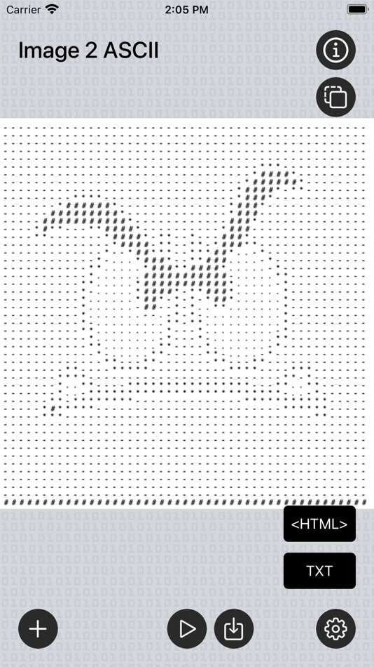 #6. Image 2 ASCII Art (iOS) 由: Heng Jia Liang