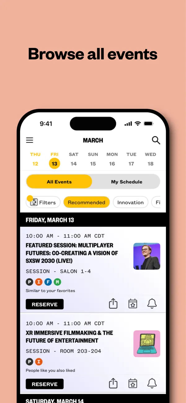 Screenshot #2 pour SXSW® GO - 2026 Event Guide