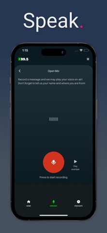 X99.5 iPhone screenshot