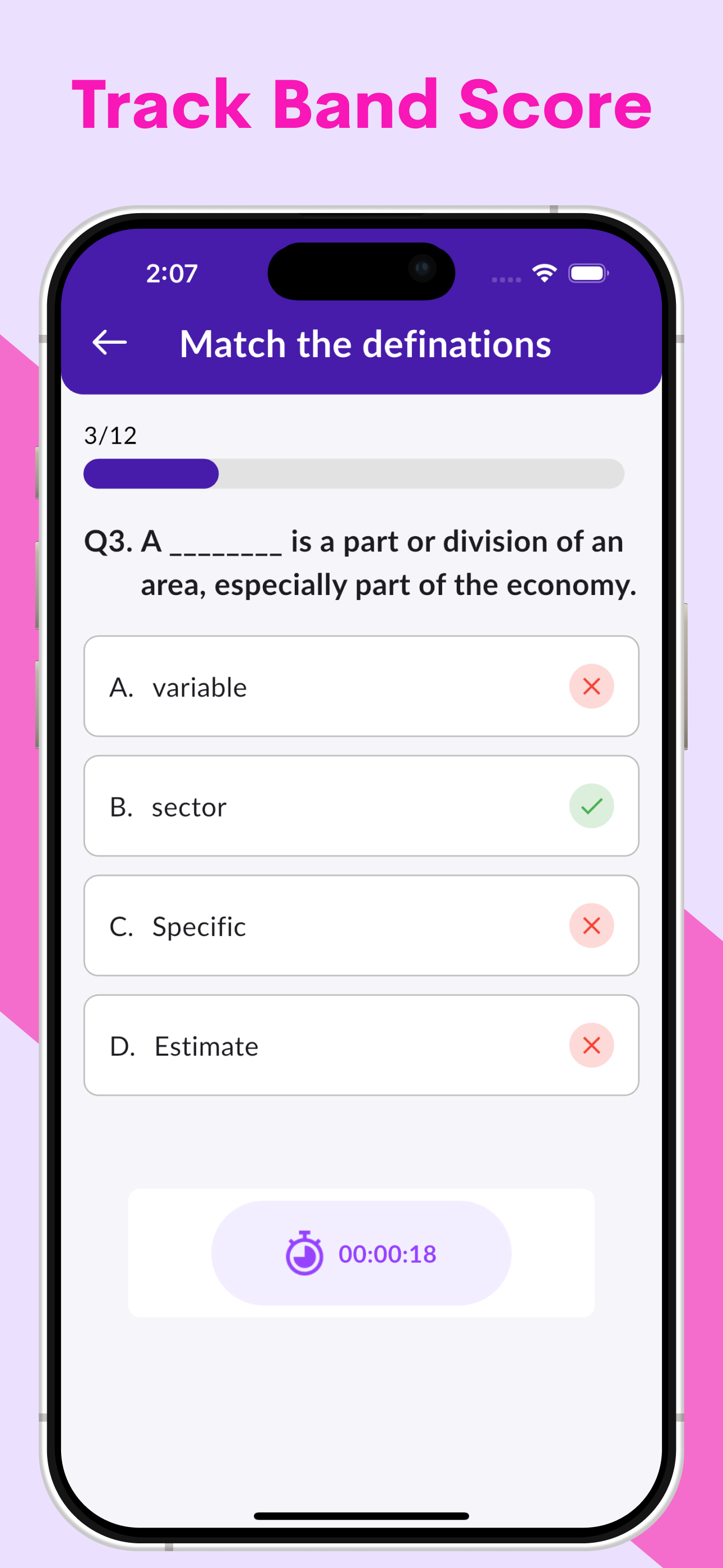 IELTS Exam vocabulary