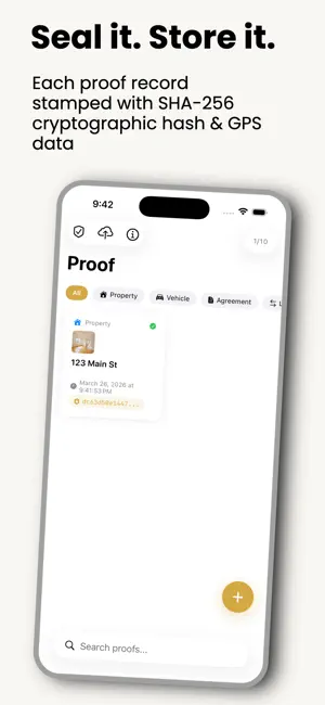 Proof – Vault screenshot 2