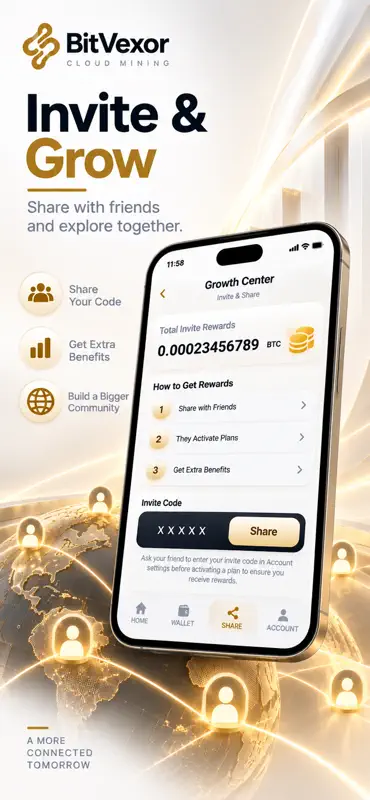BitVexor - BTC Cloud Mining screenshot 4 of 6