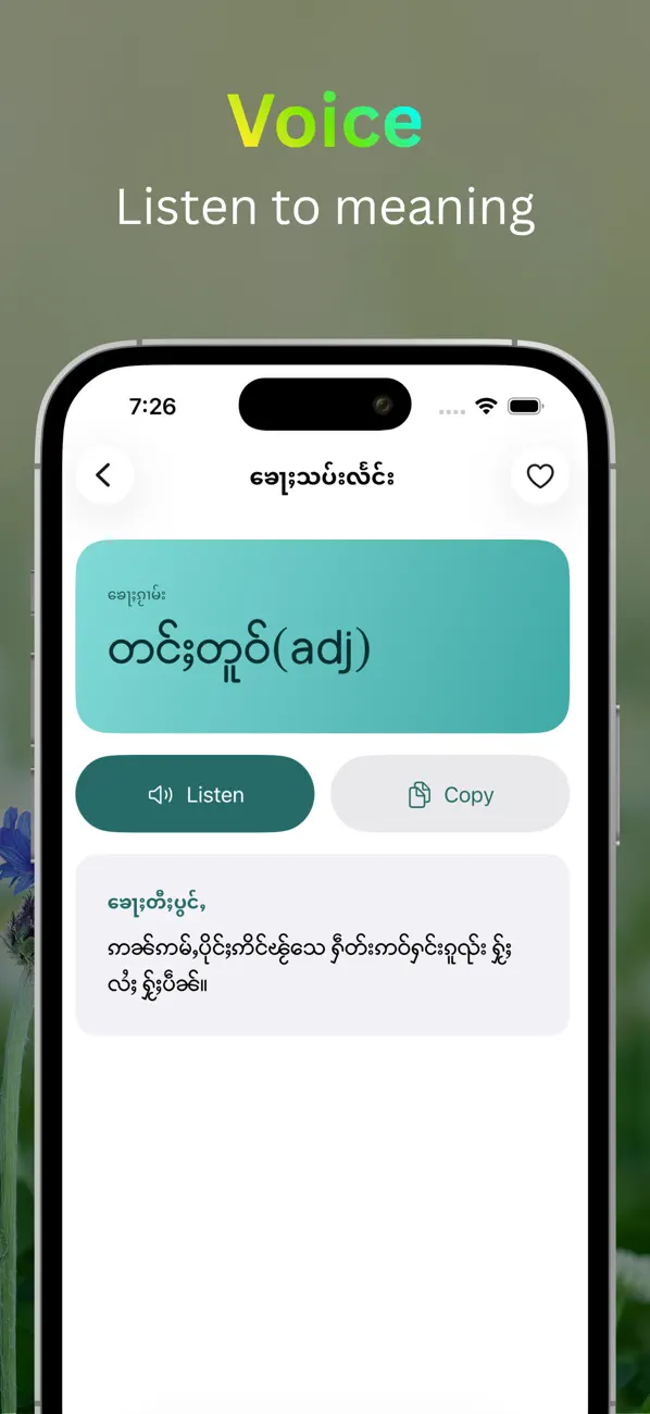 Screenshot #3 pour Tai Tai Dictionary: Shan Words