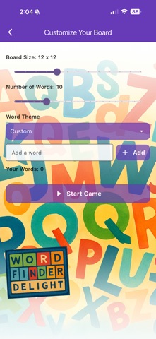 Word Finder Delight Screenshot 4 of 10