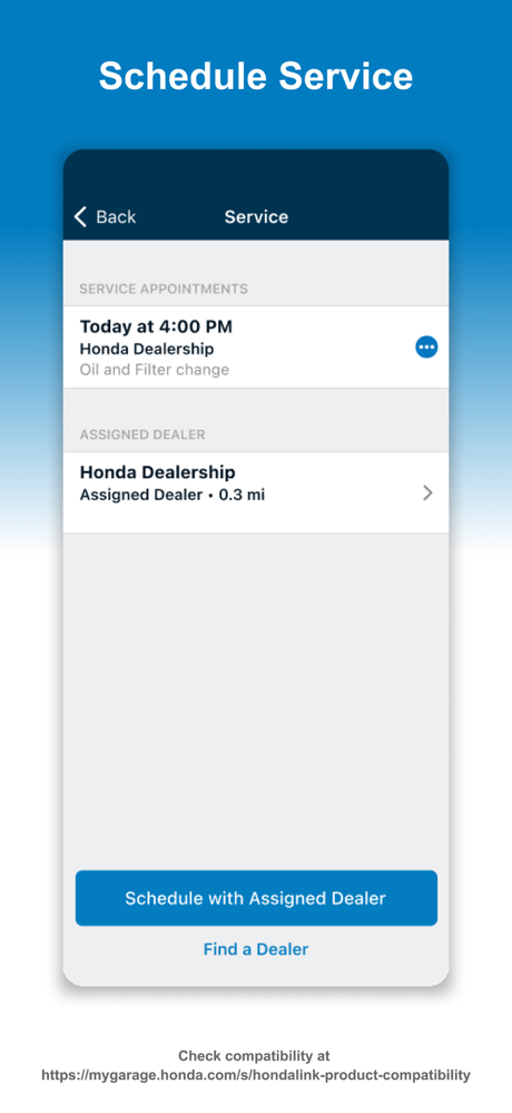 HondaLink screenshot 4