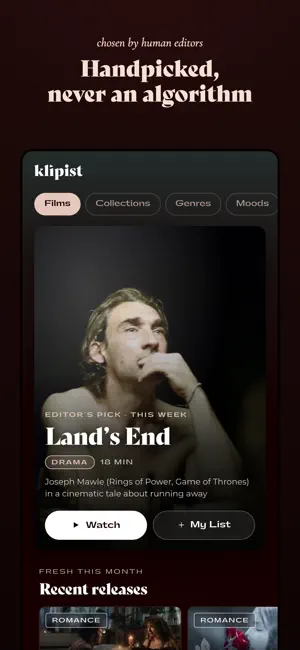 Klipist: Curated Short Films screenshot 2