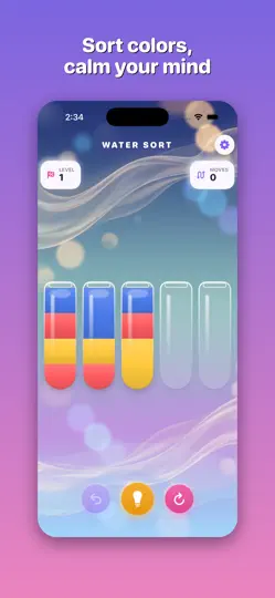 Screenshot von Water Sort Puzzle: Relax auf dem iPhone 1