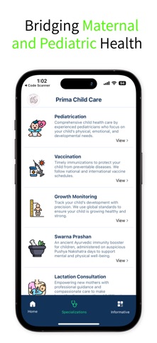 PRIMA CHILDCARE screenshot