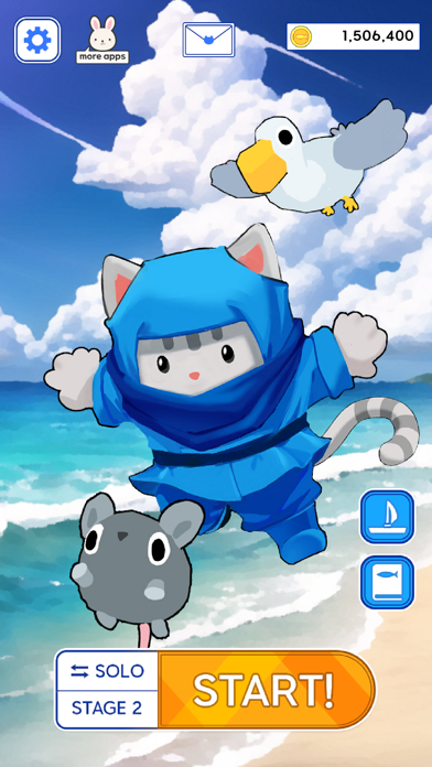 NFC - Ninja, Fish, Cat Screenshot