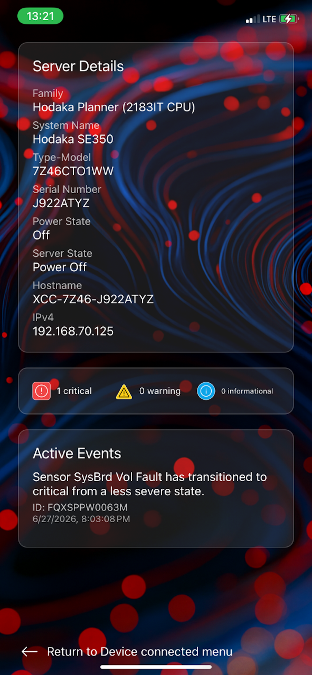 Lenovo XClarity One Mobile screenshot 5