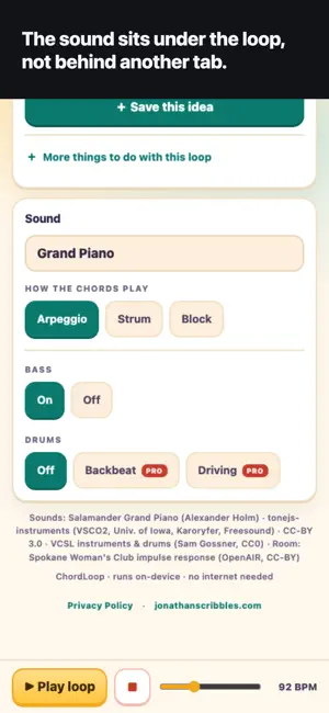 ChordLoop screenshot 2
