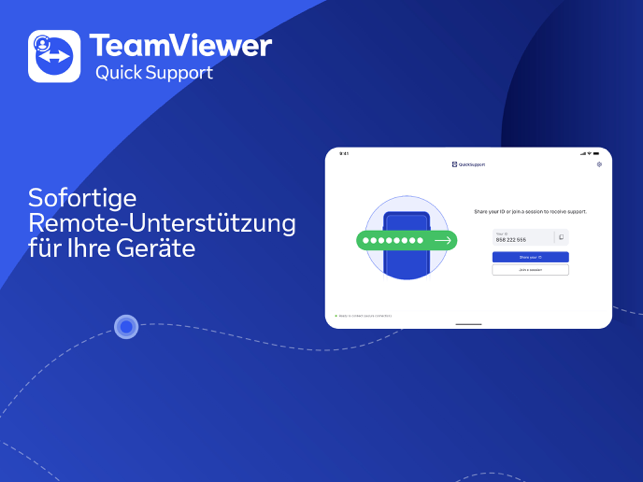 ‎TeamViewer QuickSupport Screenshot