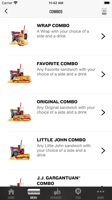 Jimmy John’s Sandwiches Screenshot