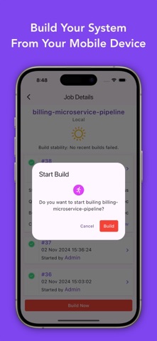 Servebot for Jenkins screenshot