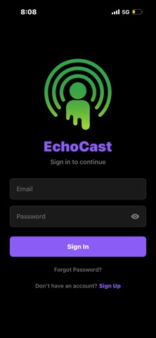 EchoCast - Podcast Player Screenshot 1 of 9