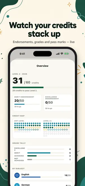 NCEA Coach — Track Credits screenshot 4