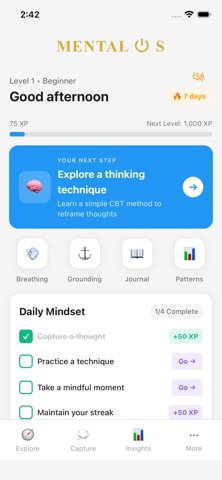 Mental OS Screenshot 1 of 6