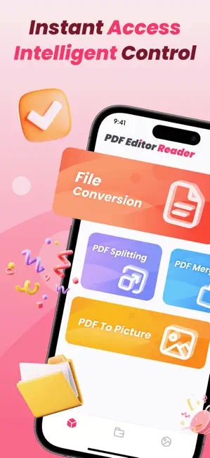 PDF Editor Reader iPhone screenshot 1