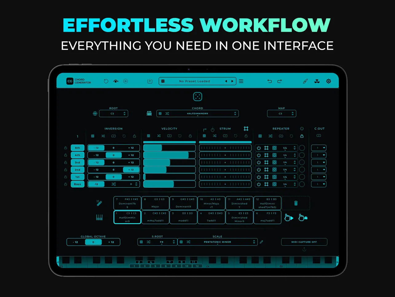 #2. Chord Generator By Mario Nieto (iOS) Door: MNR Development LLC