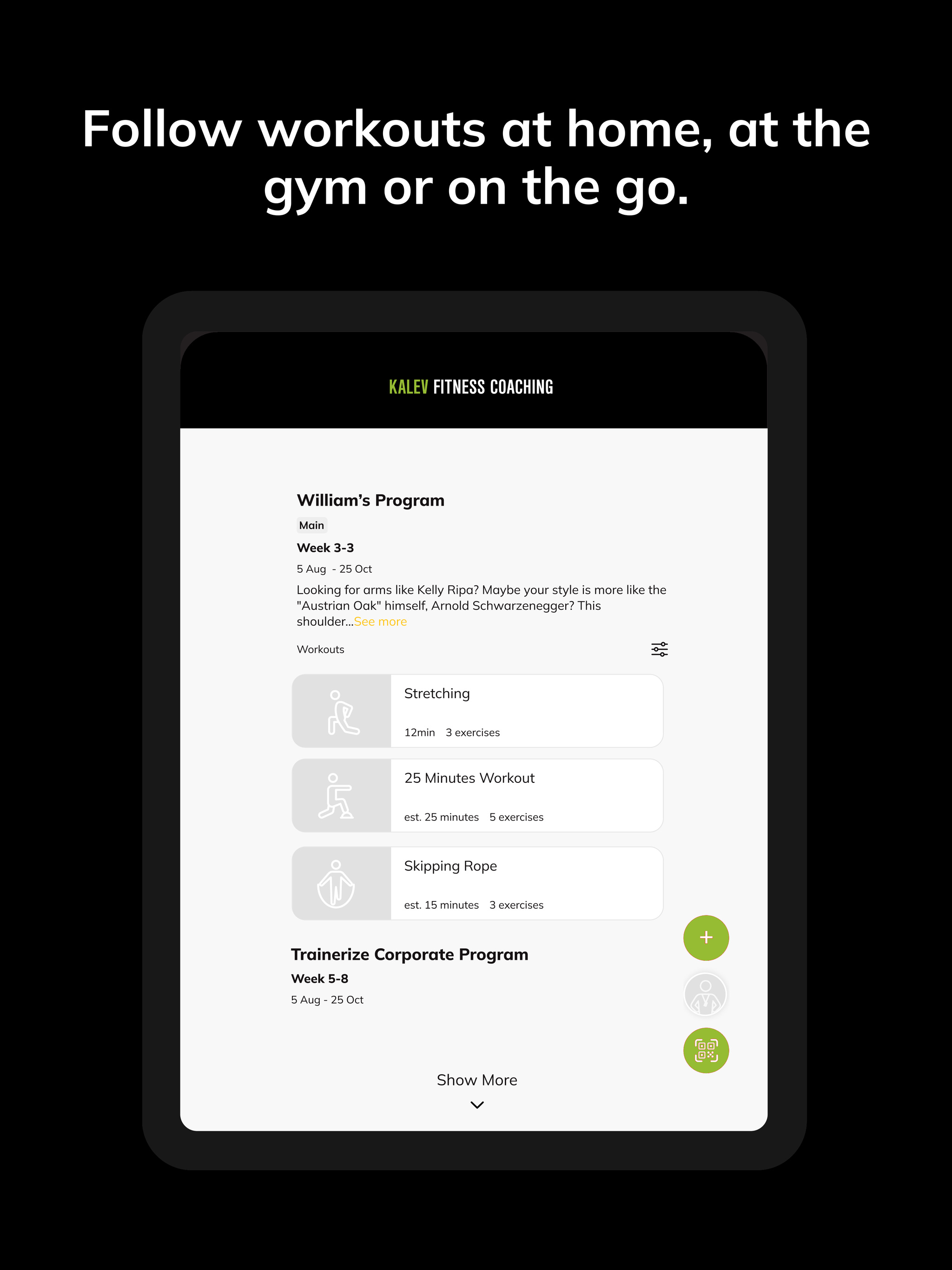 Kalev Fitness Coaching