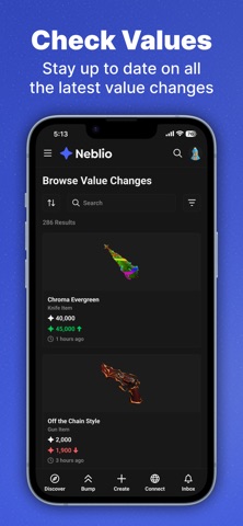 Neblio: In-Game Trading iPhone screenshot