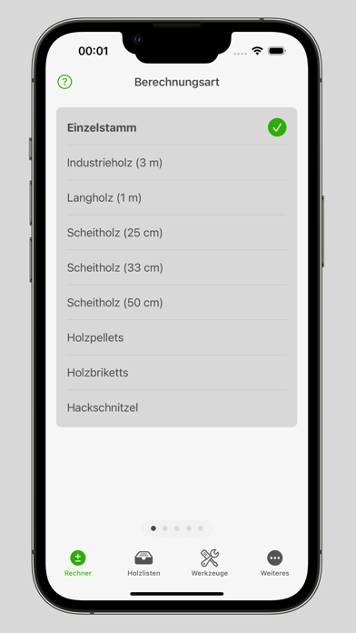 Holzrechner Pro Screenshot