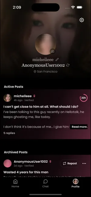 sus. - real dating stories screenshot 3