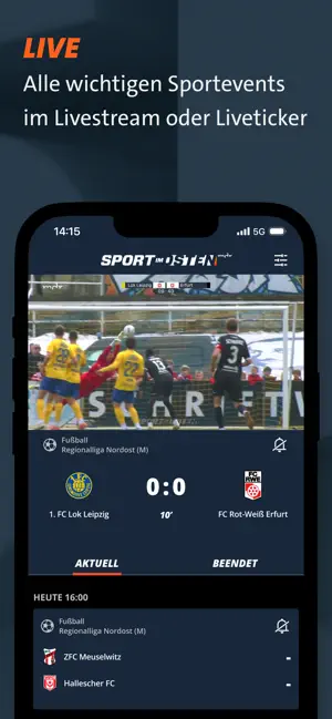 MDR Sport im Osten: Sport News iPhone screenshot 1