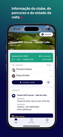 Data Golf screenshot