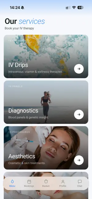 dripdash wellness screenshot 1