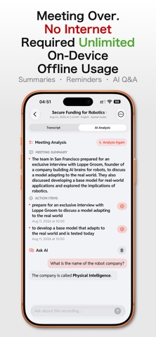 AI Recorder: Live Transcriber Screenshot 3 of 10