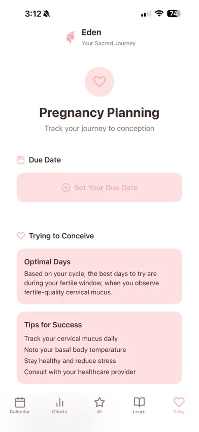 Eden Fertility screenshot 2