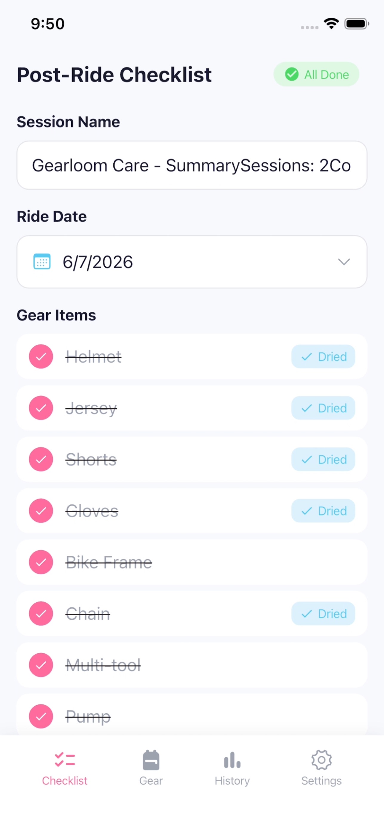 Screenshot 2 of Gearloom Care
