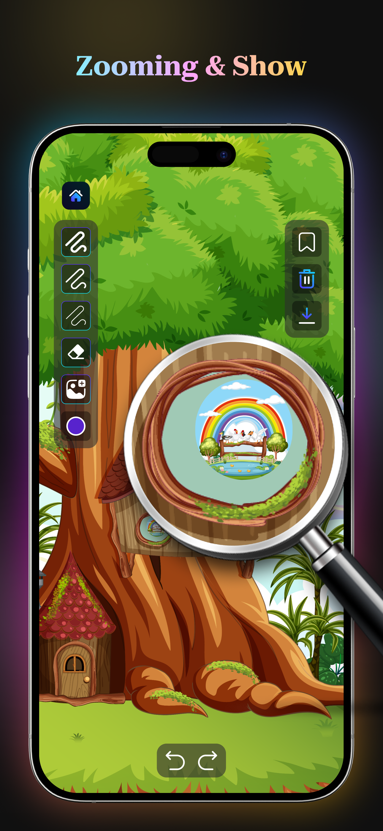 Endless Zoom Canvas Camera