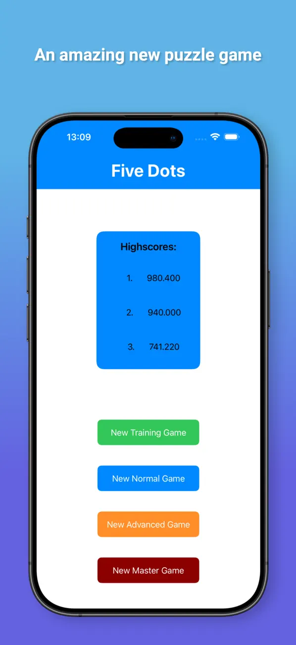 Screenshot #1 pour Five Dots - Logic Puzzle