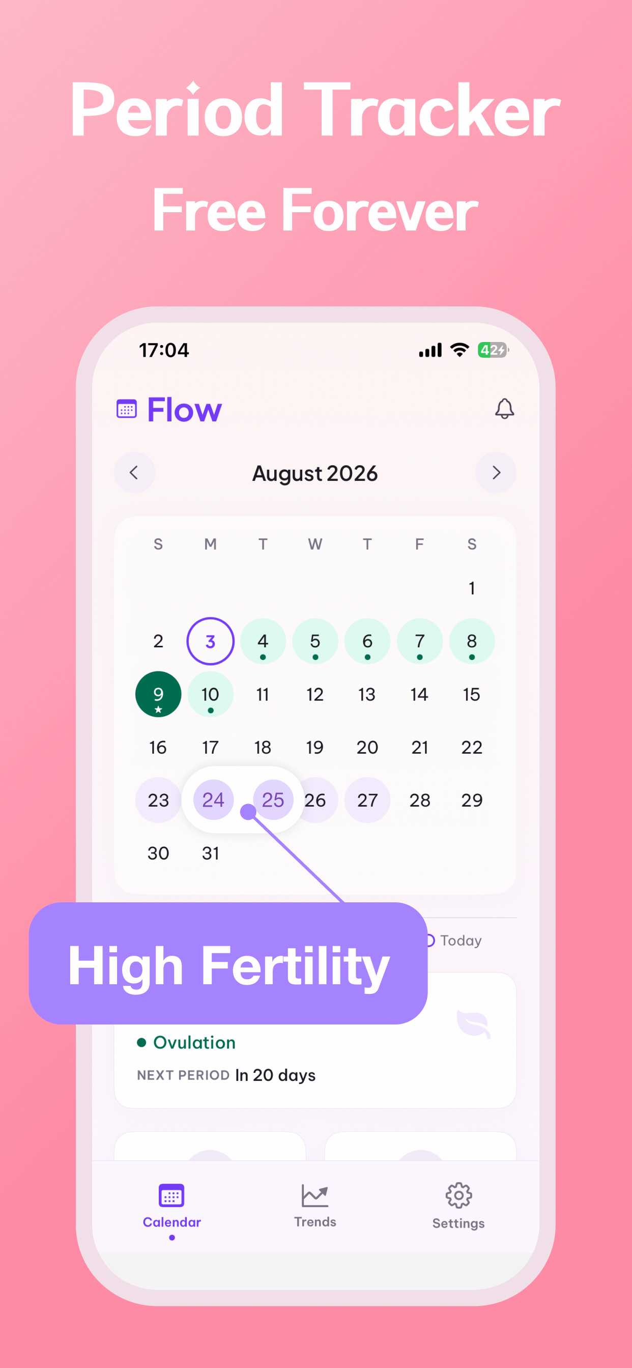 Flow - Period Tracker screenshot 2