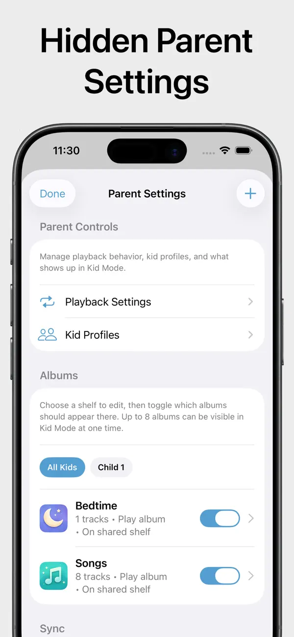 Screenshot #3 pour Audio Nook: Kids Player