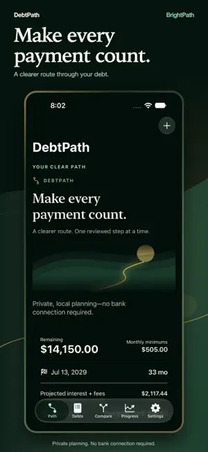 BrightPathDebtPath screenshot 1