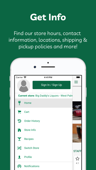 Screenshot 2 of Big Daddy's Liquors App