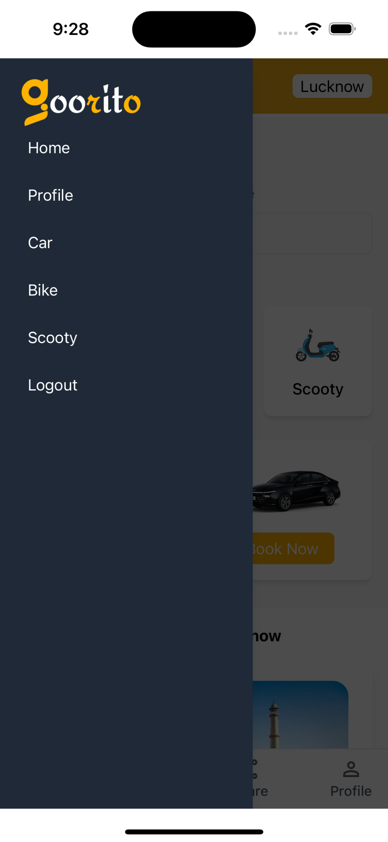 Goorito: Cars & Bikes on Rent screenshot 6